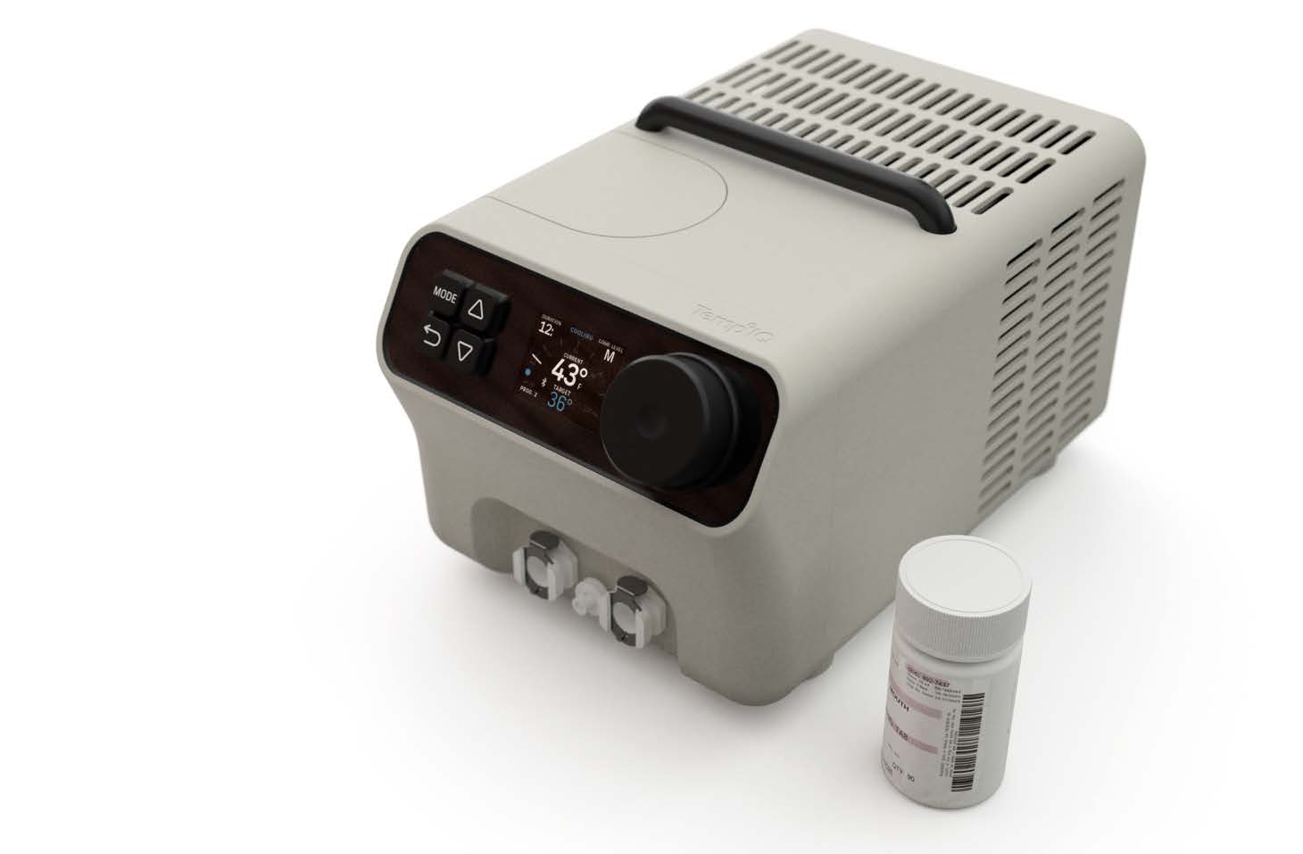 The Clydesdale — Temp°IQ’s flagship bedside thermal engine, the hardware behind the measurements